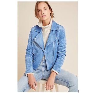 Elliott Moto Jacket by BLANKNYC in Slate from Anthropologie - Size X-Small - NWT